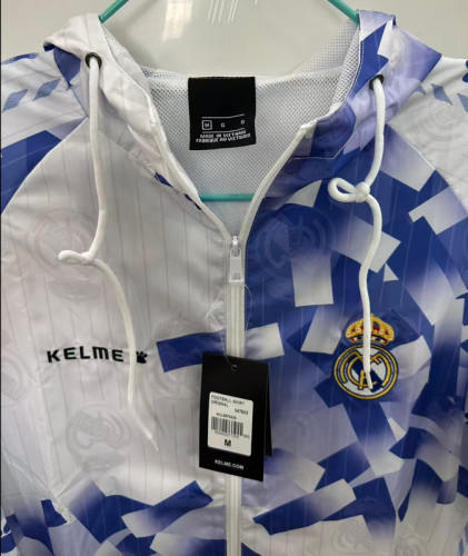 1996-97 Real Madrid   white retro classic Windbreaker
