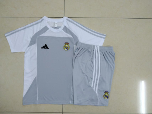 2025-26 .Real Madrid   Gray and white training suit