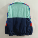 2025-26 Barcelona  retro blue green red Windbreaker