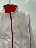 2025-26 Real Madrid  white and red reversible windbreaker