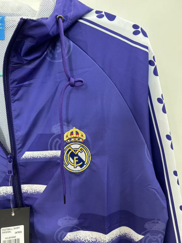 1994-96 Real Madrid   retro purple windbreaker
