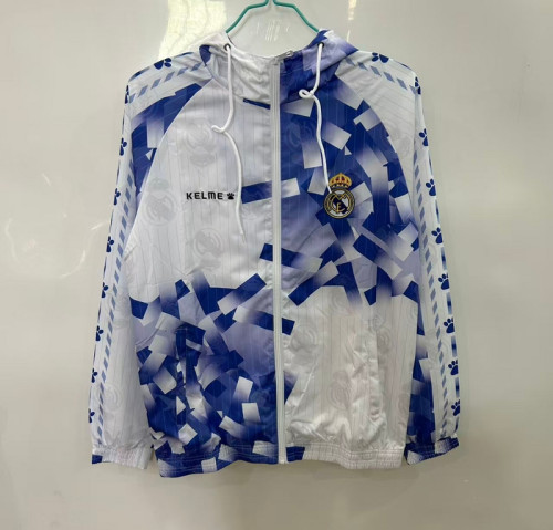 1996-97 Real Madrid   white retro classic Windbreaker