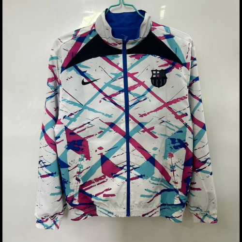 2025-26 Barcelona   blue white Windbreaker