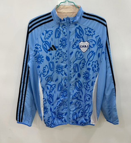 2025-26 Boca blue beige Windbreaker