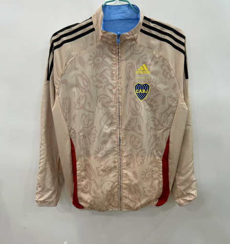 2025-26 Boca blue beige Windbreaker