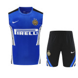 2025-26 Inter Milan  Blue Vest Suit