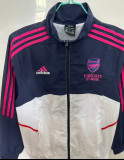 2025-26 Arsenal black white pink Windbreaker