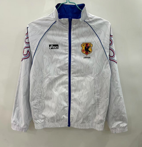 2025-26 Japan blue and white reversible windbreaker