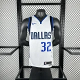 Dallas Mavericks 2023 White FLAGG #32