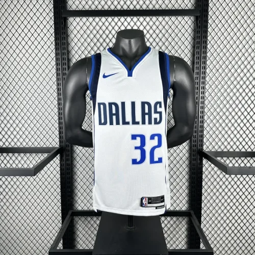 Dallas Mavericks 2023 White FLAGG #32