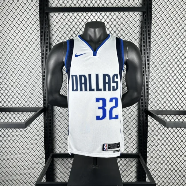 Dallas Mavericks 2023 White FLAGG #32