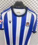 2025-26 Real Sociedad home soccer jersey