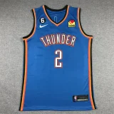 Thunder #2 blue basketball uniform