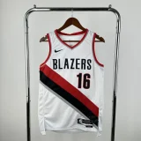 Portland Trail Blazers White No. 16 YANG