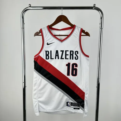 Portland Trail Blazers White No. 16 YANG