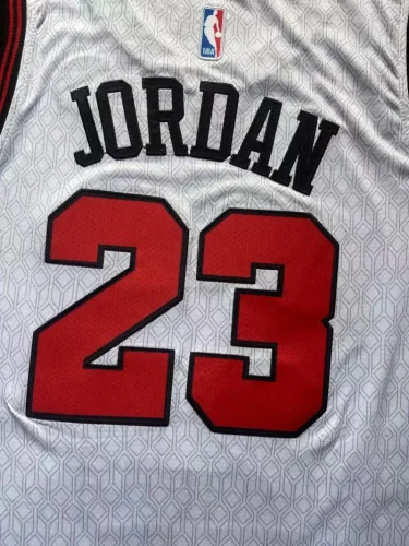 2023 Season City Edition White Chicago Bulls No. 23 Michael Jordan