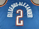 Thunder #2 blue basketball uniform