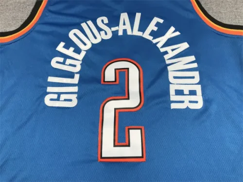 Thunder #2 blue basketball uniform
