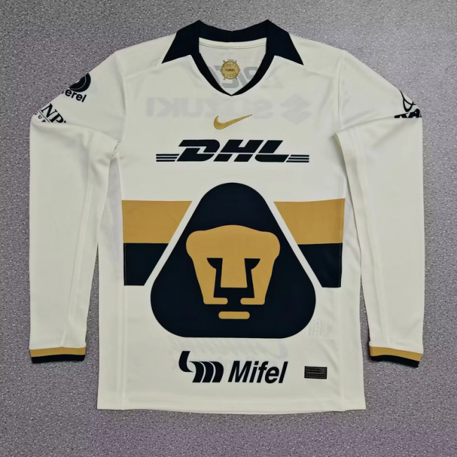 2025-26 Pumas home long sleeve jersey