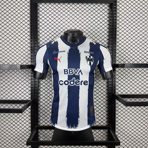 2025-26 Monterrey home player version   (The player version is more slim fit, it is recommended to buy one size larger)