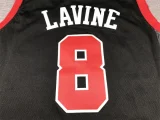 2024 season City Edition Black Bulls No. 8 Zach LaVine