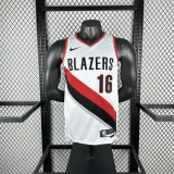 Portland Trail Blazers White No. 16 YANG