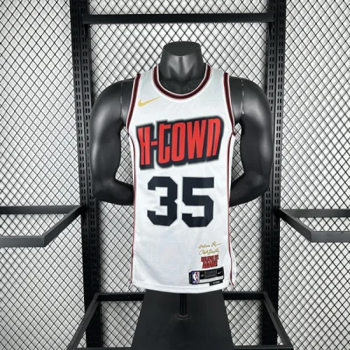 Houston Rockets 2025 City Editon White DURANT #35