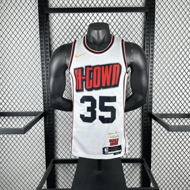 Houston Rockets 2025 City Editon White DURANT #35