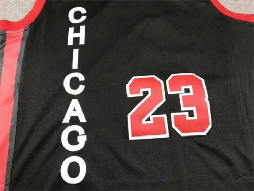 2024 Season City Edition Black Chicago Bulls No. 23 Michael Jordan