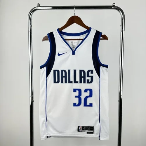 Dallas Mavericks 2023 White FLAGG #32