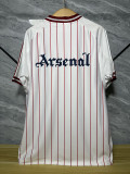 2025-26 Arsenal  white baseball player version jersey