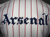 2025-26 Arsenal  white baseball player version jersey
