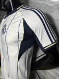2025-26 Real Madrid white player version baseball jersey