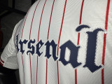 2025-26 Arsenal  white baseball player version jersey