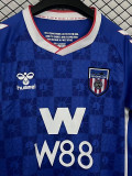 2025-26 Sunderland away long sleeves soccer jersey size