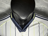 2025-26 Real Madrid white player version baseball jersey