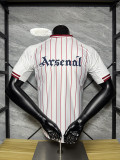 2025-26 Arsenal  white baseball player version jersey