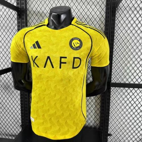 2025-26 Al-Nassr home player version soccer jersey