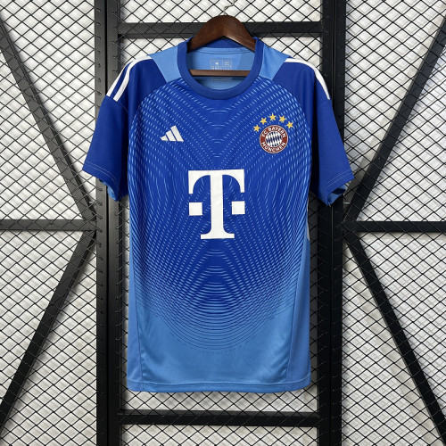 2025-26 Bayern blue goalkeeper jersey