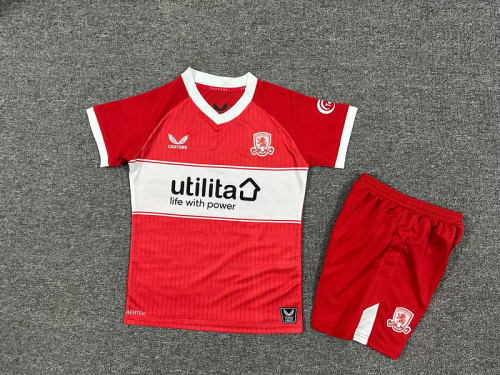 2025-26 Middlesbrough home kid kit