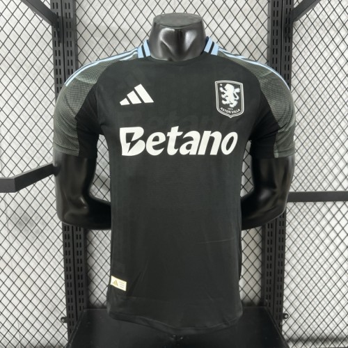 2025-26 Aston Villa Away Player version jersey  (The player version is more slim fit, it is recommended to buy one size larger)