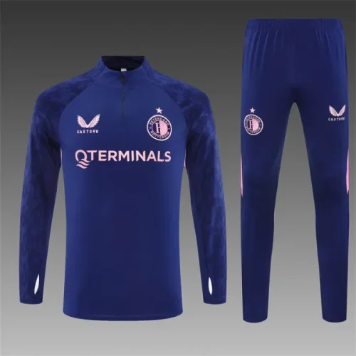 2025-26 Feyenoord Royal Blue Half-Zip
