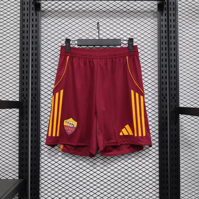 2025-26 Roma home player version shorts