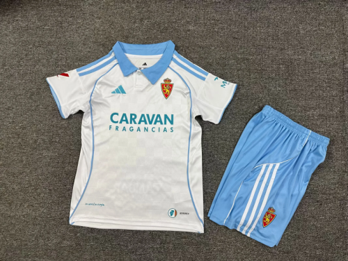 2025-26 Real Zaragoza home kid kit