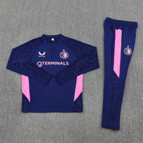 2025-26 Feyenoord Royal Blue Half-Zip