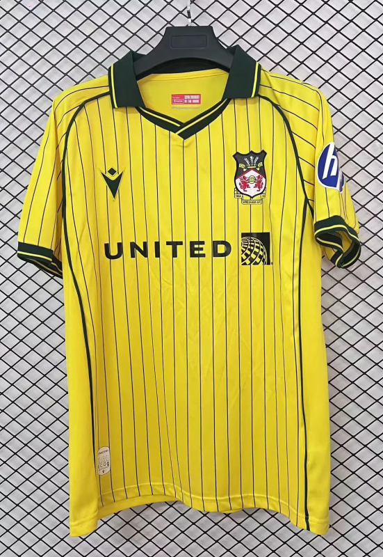 2025-26 Wrexham away soccer jersey