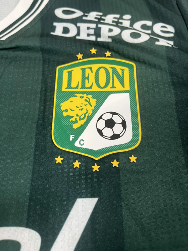 2025-26 Club Leon home soccer jersey