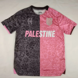 2025-26 Palestino special version pink grey soccer jersey
