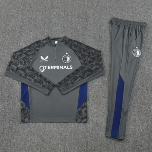 2025-26 Feyenoord Grey Half Zip Suit