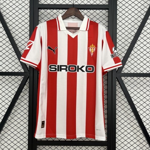 2025-26 Sporting Gijon Home Soccer Jersey